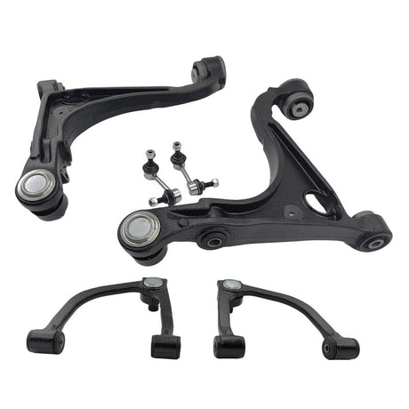 6 Pieces Front Upper Lower Control Arms & Sway Bar Links Fit For Ford Falcon AU2 BA BF XR6 XR8 - Machter