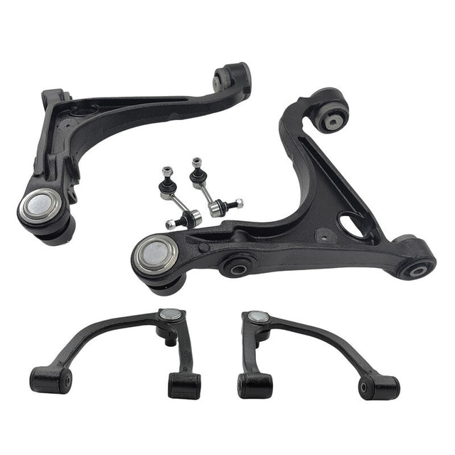 6 Pieces Front Upper Lower Control Arms & Sway Bar Links Fit For Ford Falcon AU2 BA BF XR6 XR8 - Machter