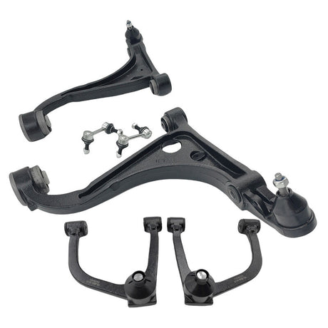 6 Pieces Front Upper Lower Control Arms & Sway Bar Links Fit For Ford Falcon AU2 BA BF XR6 XR8 - Machter