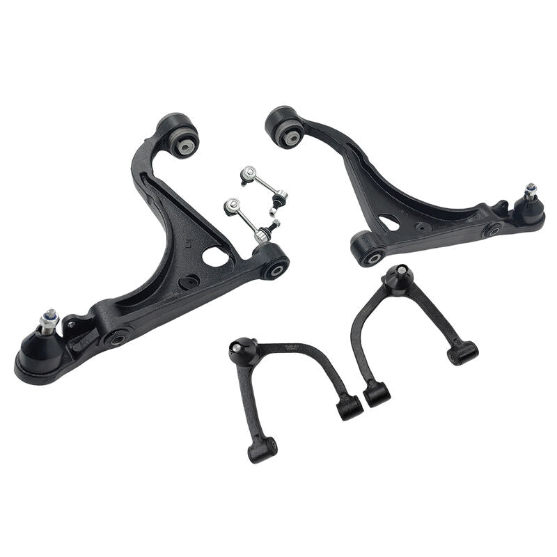 6 Pcs Front Upper Lower Control Arms & Sway Bar Links Fit For Ford Falcon AU2 BA BF XR6 XR8 CAKIT-FD006 - Machter