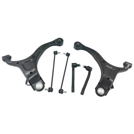 6 x Lower Front Control Arm & Sway Bar End Link Fit For Hyundai Santa Fe CM FWD AWD 2006-2012 CAKIT-HY001 - Machter