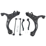 6 x Lower Front Control Arm & Sway Bar End Link Fit For Hyundai Santa Fe CM FWD AWD 2006-2012 - Machter