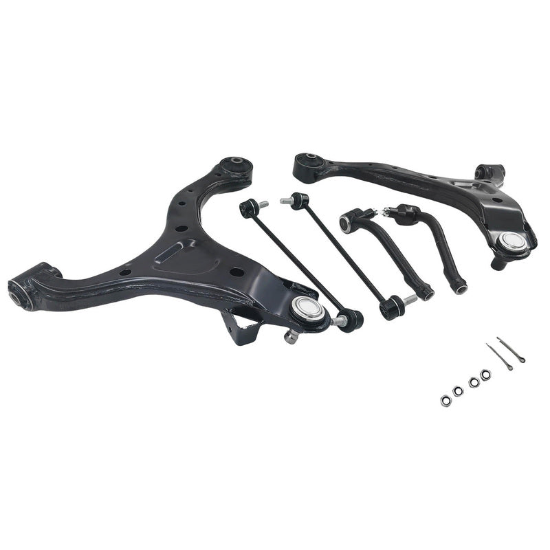6 x Lower Front Control Arm & Sway Bar End Link Fit For Hyundai Santa Fe CM FWD AWD 2006-2012 CAKIT-HY001 - Machter