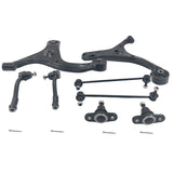 8Pieces Lower Ball Joint Control Arm Sway Bar Link Tie Rod End Kit Fit For Kia Rio JB Sedan & Hatch 08/2005-04/2011 - Machter