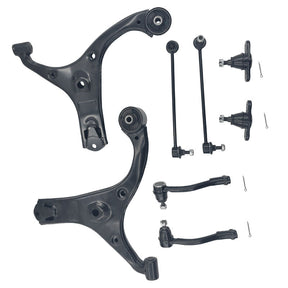 8Pcs Lower Ball Joint Control Arm Sway Bar Link Tie Rod End Kit Fit For Kia Rio JB Sedan & Hatch 08/2005-04/2011 CAKIT-KI001 - Machter