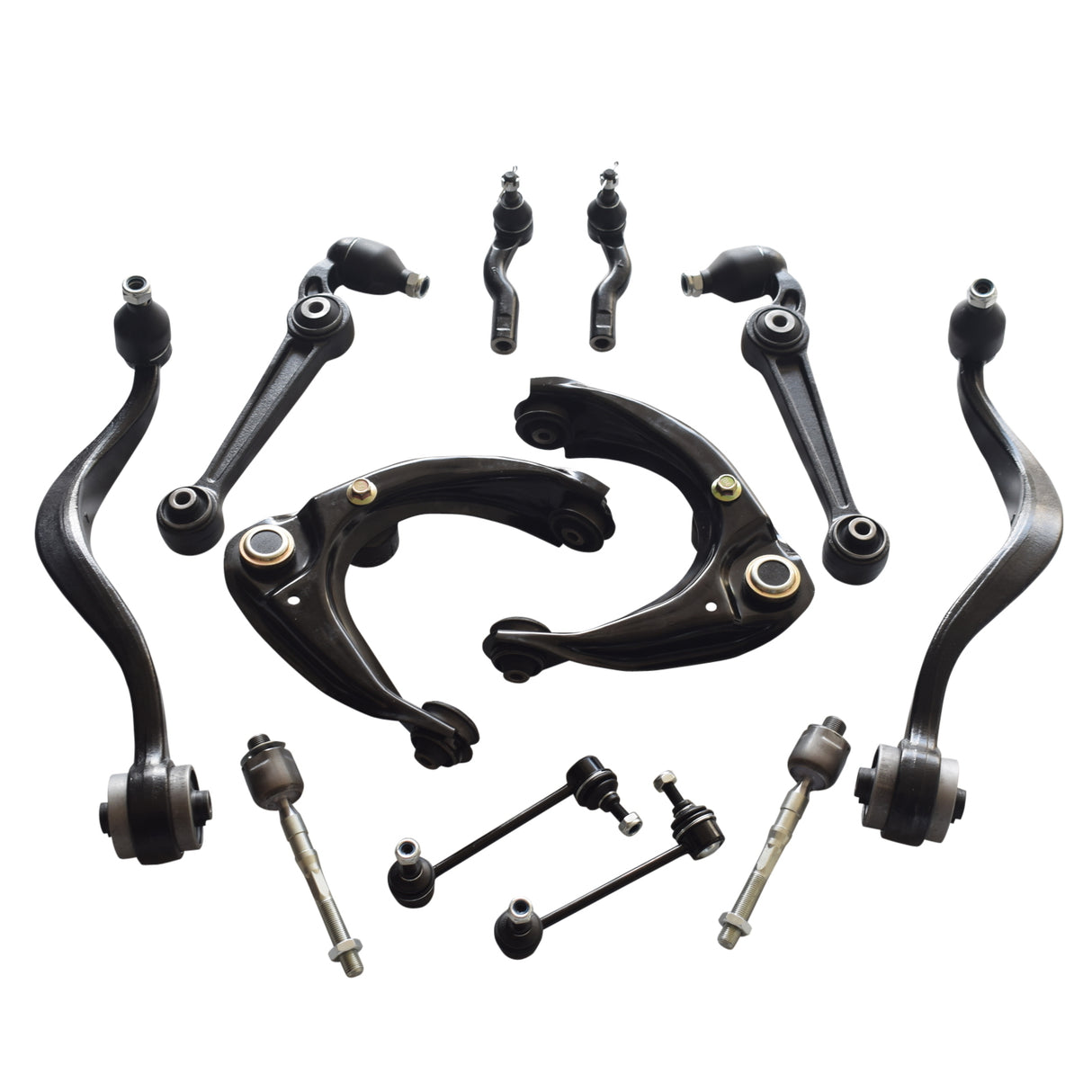 12pc Complete Front Suspension Kit Upper Lower Control Arm Fit For 2002-2007 Mazda 6 GG/GY - Machter