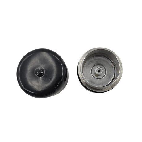 2 x 45mm Trailer Bearing Buddy Protectors Bearing Buddies Stainless Steel With Cap - Machter