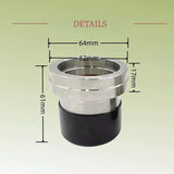 2 x 62mm Bearing Buddies Cap Hub Protectors For Boat Caravan Trailer With Dust Caps CAP002-2PCS - Machter