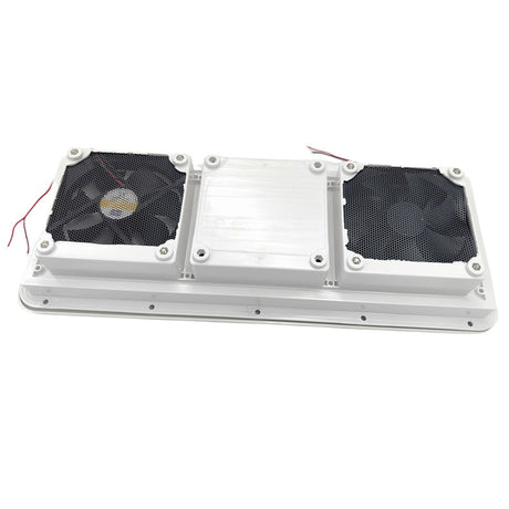 12V Fridge Vent With Fan RV Trailer Caravan Side Air Outlet Ventilation Exhaust Fan - Machter