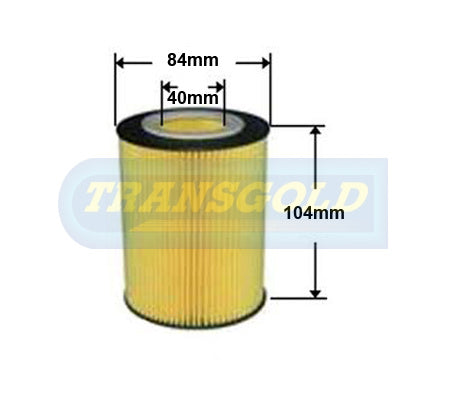 Cartridge Filters Fits BMW Cars (95-04) CF2592 - Transgold | Universal Auto Spares