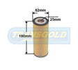 Cartridge Filters Fits Daewoo Korando, Musso, Mercedes Cars (93-00) CF2596 - Transgold | Universal Auto Spares