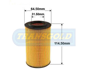 Cartridge Filters Fits Chrysler X-Fire, Mercedes Vito, Various Cars CF2606 - Transgold | Universal Auto Spares