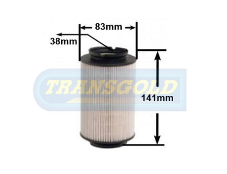 Cartridge Filters Fits Volkswagen, Audi WCF92 CF2622 - Transgold | Universal Auto Spares
