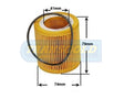 Cartridge Filters Fits BMW 3/5/6 Series 05-On WC093 CF2673 - Transgold | Universal Auto Spares
