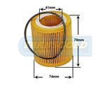 Cartridge Filters Fits BMW 3/5/6 Series 05-On WC093 CF2673 - Transgold | Universal Auto Spares