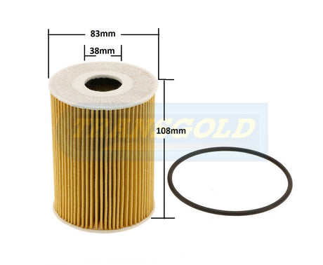 Cartridge Filters Fits BMW M3 07-12 R2876P CF2876 - Transgold | Universal Auto Spares