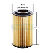 Cartridge Filters Fits Mercedes Various CF2902 - Transgold | Universal Auto Spares