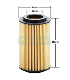 Cartridge Filters Fits Mercedes Various CF2902 - Transgold | Universal Auto Spares