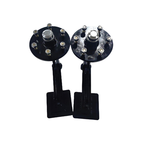 For Shipping Container Hub And Spindle Kit 6 x 5.5 Lug Fast Bolt On Wheels CH001-2PCS - Machter