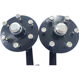 For Shipping Container Hub And Spindle Kit 6 x 5.5 Lug Fast Bolt On Wheels CH001-2PCS - Machter