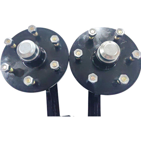 For Shipping Container Hub And Spindle Kit 6 x 5.5 Lug Fast Bolt On Wheels CH001-2PCS - Machter