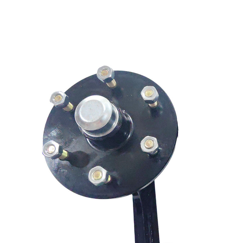 1 x For Shipping Container Hub And Spindle Kit 6 x 5.5 Lug Fast Bolt On Wheel CH001-BLACK-1PCS - Machter