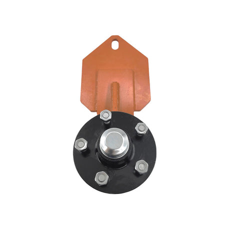 1 x Shipping Container Mover Wheel W/Hub Fit For 20ft /40ft Empty Shipping Container (For Ford Stud Pattern) - Machter