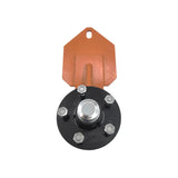 1 x Shipping Container Mover Wheel W/Hub Fit For 20ft /40ft Empty Shipping Container (For Ford Stud Pattern) CH003-ORG-1PCS - Machter
