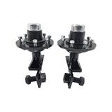 8 x 6.5 Lug 8000LB Superior Shipping Container Wheels Bolt-on Spindle Kit CH004-BLACK-2PCS - Machter