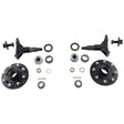 8 x 6.5 Lug 8000LB Superior Shipping Container Wheels Bolt-on Spindle Kit CH004-BLACK-2PCS - Machter