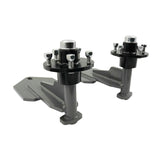 Pair 5 Lug Shipping Container Wheels With Hub 5x4.75 Fit For 20ft & 40ft Container For Holden HQ Stud Pattern CH005-2PCS - Machter