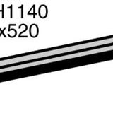 Hose - Bottom HONDA CIVIC 1500 CH1140 - MACKAY
