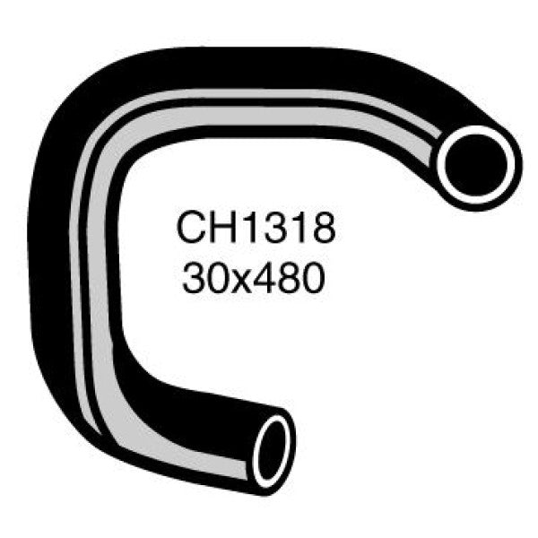 Hose - Bottom SUBARU 1400.1600 1.4 1.6L CH1318 - MACKAY