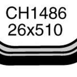 Hose - Top MITSUBISHI Cordia 1.6L 4G32 CH1486 - MACKAY