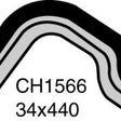 Hose - Top NISSAN Skyline 3.0L RB30 CH1566 - MACKAY