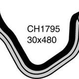Hose - Bottom FORD Laser 1.3L B3 SOHC CH1795 - MACKAY
