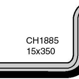 Hose - Heater JAGUAR XJ12 5.3L CH1885 - MACKAY