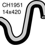 Hose - Heater FORD Festiva 1.3L CH1951 - MACKAY
