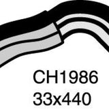 Hose - Bottom MITSUBISHI PAJERO 2.5L Turbo/D CH1986 - MACKAY