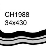Hose - Bottom MITSUBISHI PAJERO 2.5L Turbo/D CH1988 - MACKAY