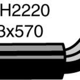 Hose - Top TOYOTA Camry 3.0L 1MZ CH2220 - MACKAY