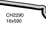 Hose - Heater NISSAN PATROL 2.8L RD28 T/dies CH2290 - MACKAY