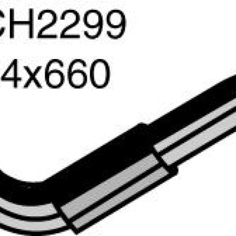 Hose - Bottom MITSUBISHI Magna V6 3.0L 6G72 CH2299 - MACKAY