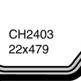 Hose - Heater SAAB 900 2.0L SOHC 1 CH2403 - MACKAY