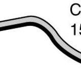 Hose - Heater SAAB 9000 CH2422 - MACKAY - Heater Hoses - MACKAY