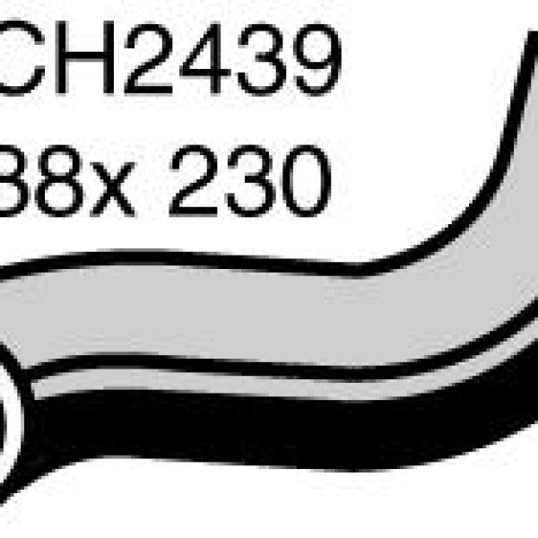 Hose - Top CHEV 235 6 Cyl CH2439 - MACKAY