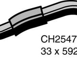 Hose - Bottom NISSAN Navara 2.4L KA24E CH2547 - MACKAY