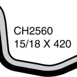 Hose - Heater TOYOTA Camry 2.2L 5SFE CH2560 - MACKAY