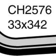 Hose - Bottom MITSUBISHI Lancer 1.3L 4G13 CH2576 - MACKAY