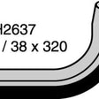 Hose - Bottom FIAT 850 903cc CH2637 - MACKAY